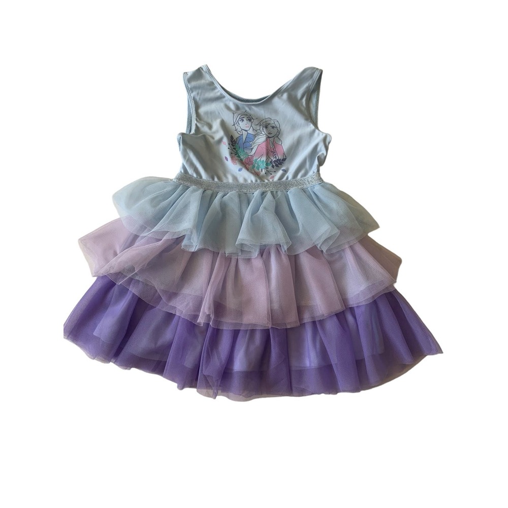 Toddler Girls’ Disney Sleeveless Frozen Tutu Dress - Elsa Anna